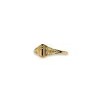 pink zegel ring ovaal signetring dames
