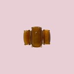 vintage tijgeroog ring trilogie tiger eye