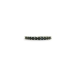 blauwe saffier eternity ring 10 karaat goud