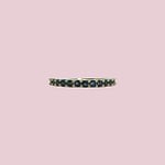 saffier eternity ring blauwe steen karaat goud