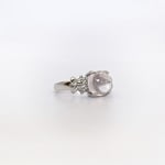 gouden ring met maansteen in witgoud