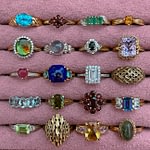 vintage ringen met edelsteen sieradenmeisje