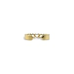 teen ring hartjes love van goud
