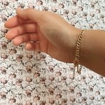 gouden armband hart lock bedel