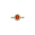 vuuropaal vintage ring diamant cluster
