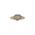 hart ring goud met zirkonia cz