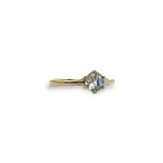 vintage moonstone ring goud maansteen