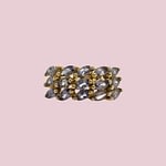 vintage ring tanzaniet markies geslepen goud
