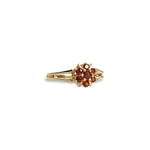 ring granaat cluster bloemetje