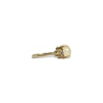 maansteen ring 9k goud