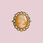 vintage camee ring dames