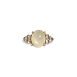 vintage maansteen ring goud 9 karaat