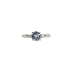 vintage ring mystic topaz en diamant