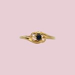 18 karaat ring saffier