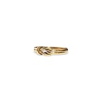 knoopje ring 9 karaat goud vintage