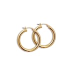 oorbellen tube hoops gouden oorringen