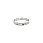 vintage ring witgoud 18k