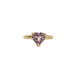 vintage ring hartje zirkonia 18k