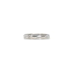 vintage trouwring witgoud 18k