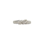vintage witgoud ring diamantjes