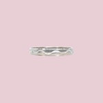 vintage witgouden band ring 18k