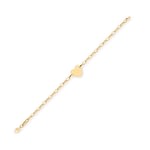 gouden armbandje hartje 9k