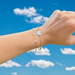 schakel armbandjes goud met hartjes