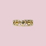 vintage ring hartjes band ring