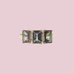 vintage ring mystic topaz trilogie