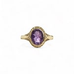 amethist ring rubover zetting