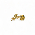 gouden studs roos knopjes bloem