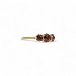 granaat trilogie ring vintage