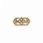 vintage ring opengewerkt design 9 karaat goud