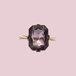 vintage amethist ring goud
