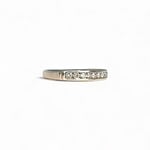 vintage diamant eternity ring witgoud