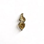 vintage hanger 10 karaat goud citrien hart en diamantje