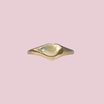 vintage pink ring hart zegel