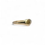 vintage zegel ring hartje goud 9k
