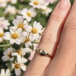 vintage zegel ring pink dames