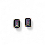 oorknopjes mystic topaz 10 karaat goud
