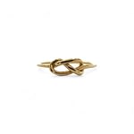vintage ring love knot knoopje 14k goud