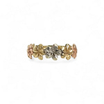 vintage bloemetjes ring van goud
