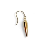 vintage oorbellen gouden hangers met druppel