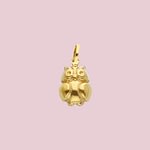 hangertje uil 14k gouden uiltje