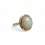 vintage gouden opaal ring cabochon