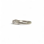 witgouden vintage ring met diamanten
