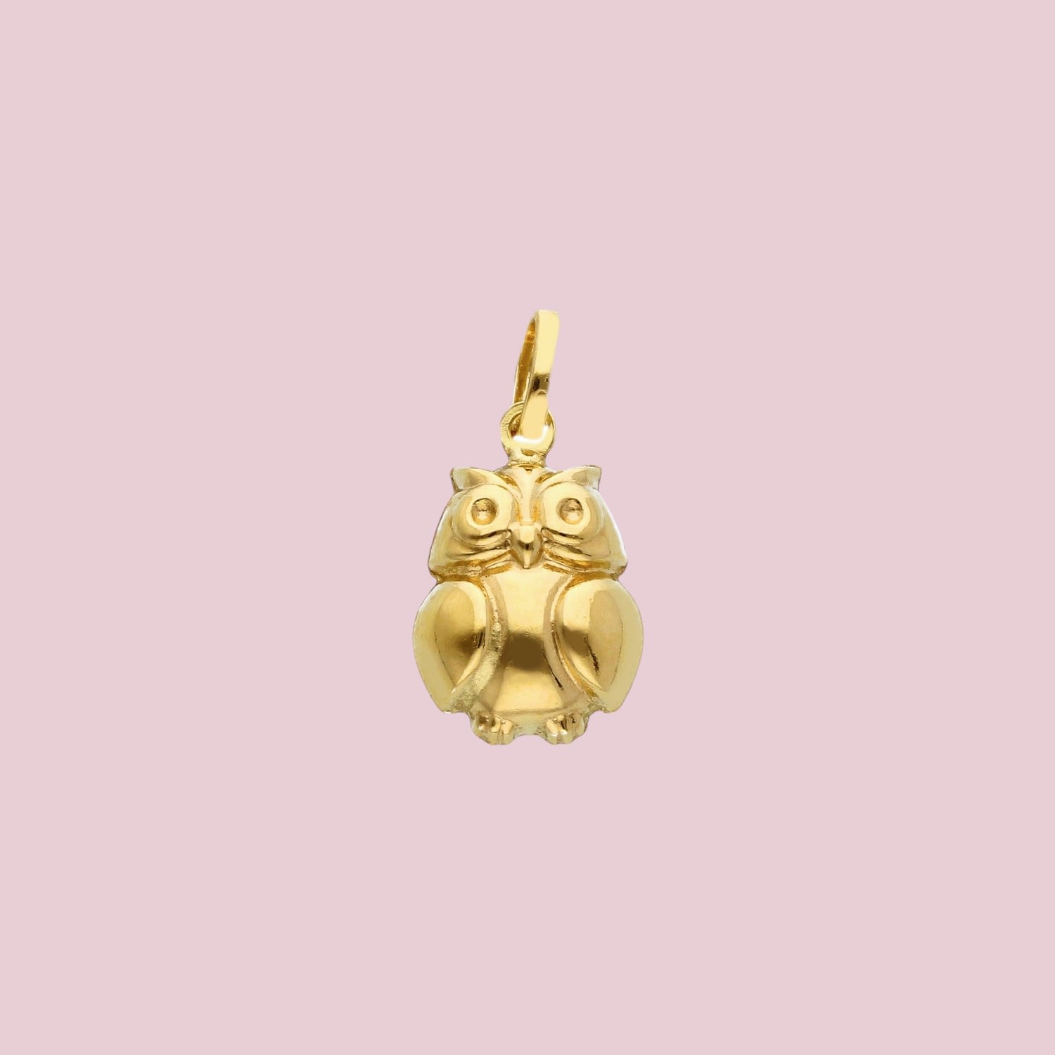 hangertje uil 14k gouden uiltje