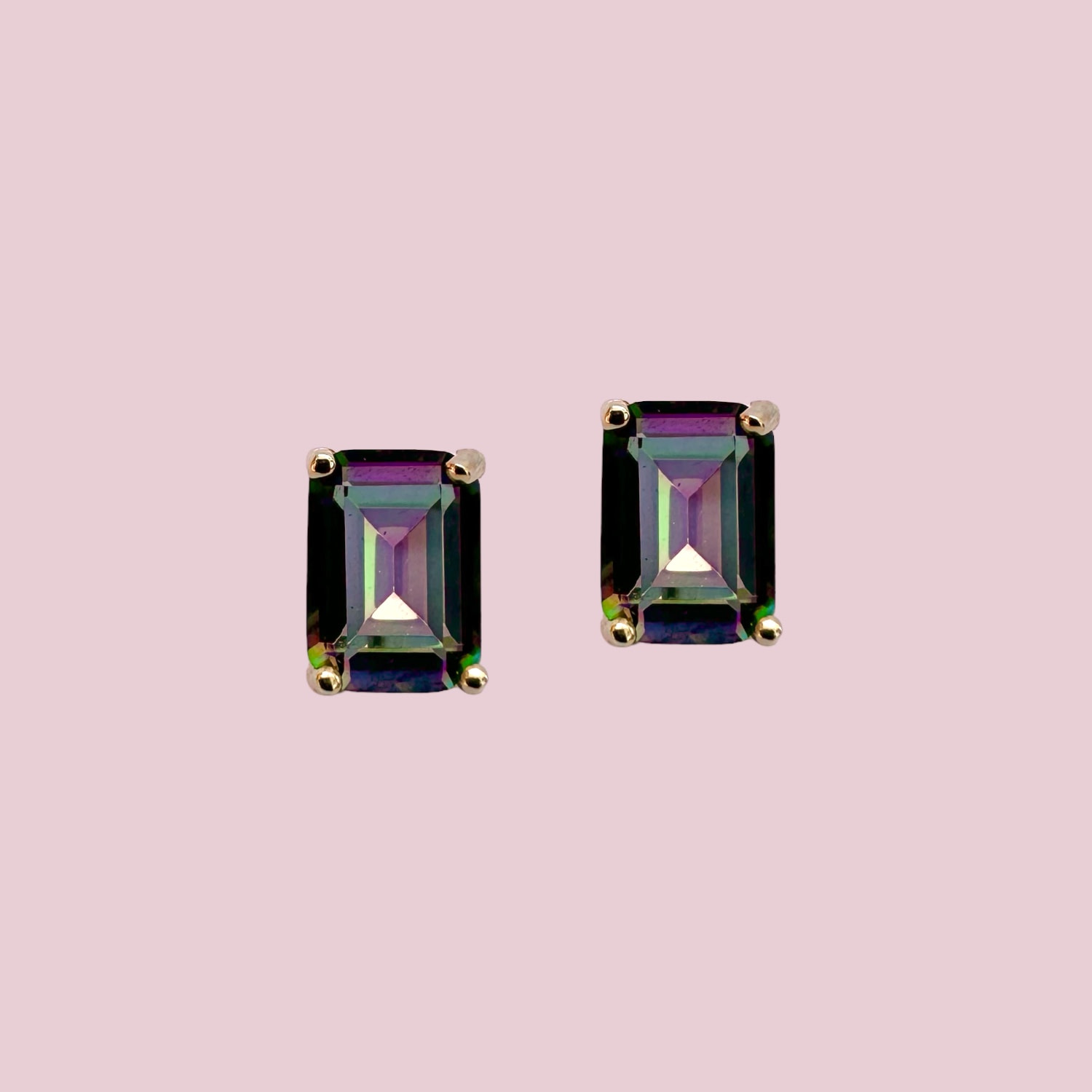 oorbellen mystic topaz goud