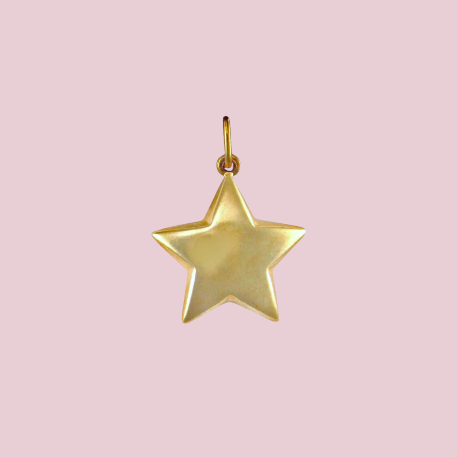 gouden ster bedel hanger