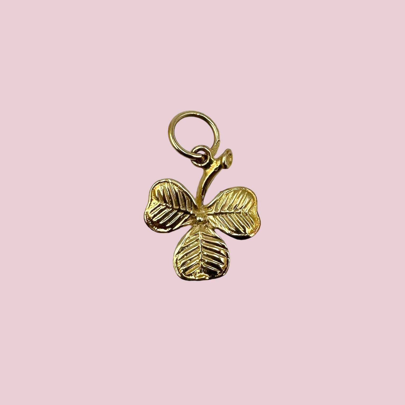gouden hanger klaver 9 karaat